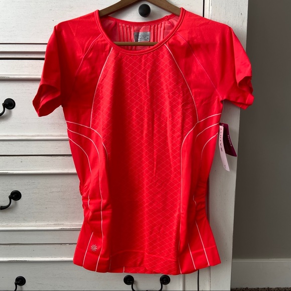 Athleta Finish Fast Line Tee Shirt.  Size XLarge. New With Tags. - Picture 3 of 11